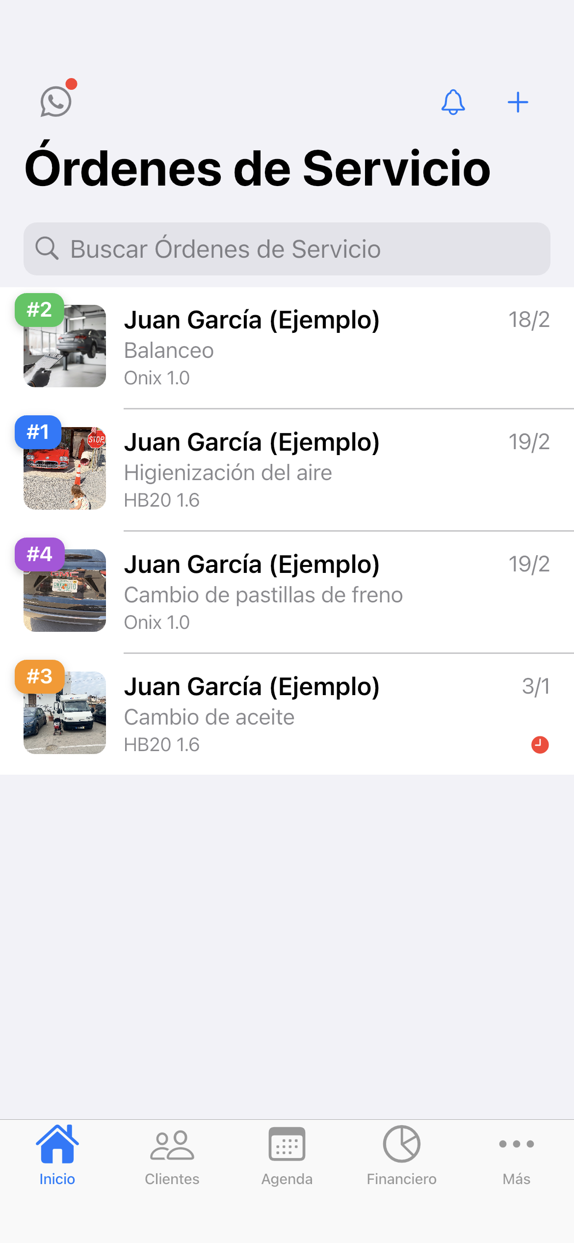 Órdenes de Servicio